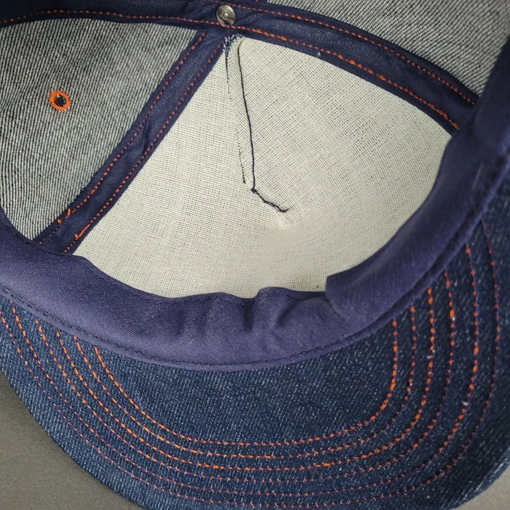 Vintage 1980s American Legion Denim Wash Snapback Hat